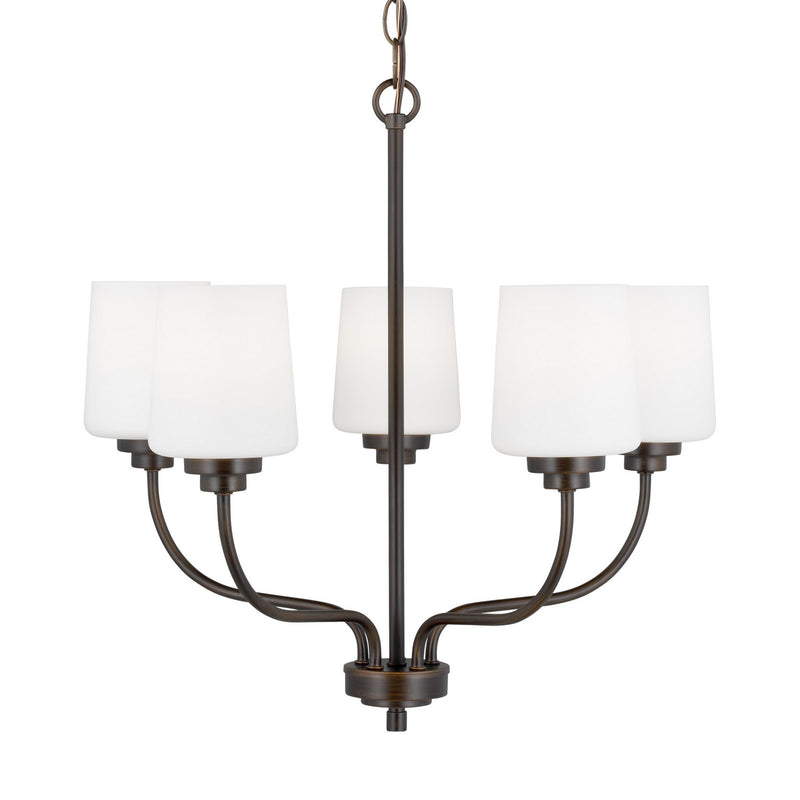 Generation Lighting 3102805-710 Windom Five Light Chandelier, Bronze Alternate Image.jpg
