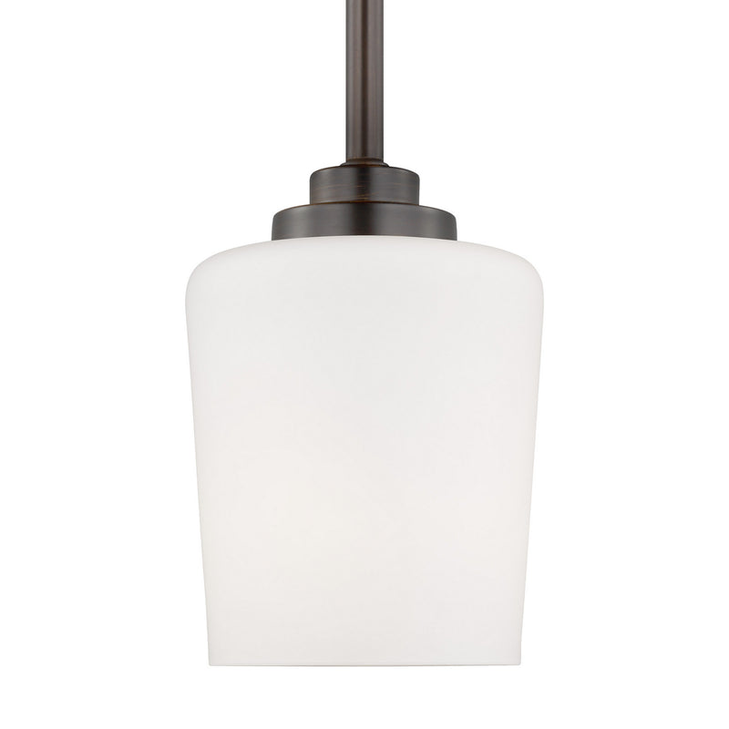 Generation Lighting 6102801-710 Windom One Light Mini-Pendant, Bronze Alternate Image.jpg