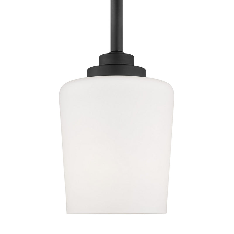 Generation Lighting 6102801-112 Windom One Light Mini-Pendant, Midnight Black Alternate Image.jpg