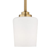 Generation Lighting 6102801-848 Windom One Light Mini-Pendant, Satin Brass Alternate Image.jpg