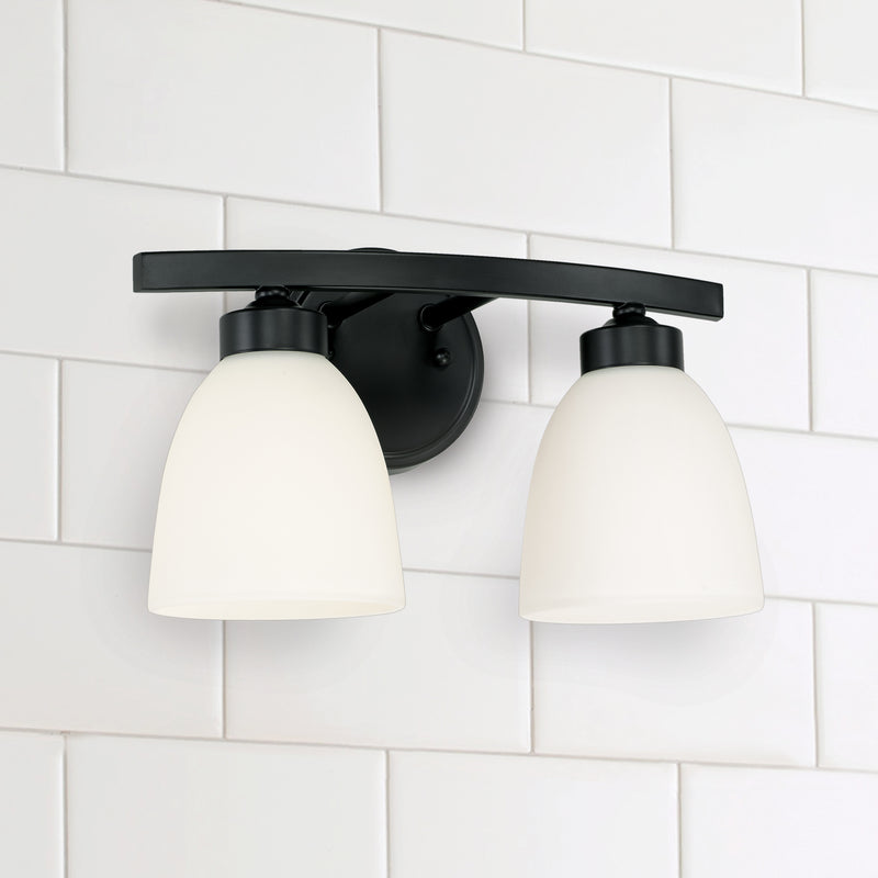 Capital Lighting 114321MB-333 Jameson Two Light Vanity, Matte Black Alternate Image 3.jpg