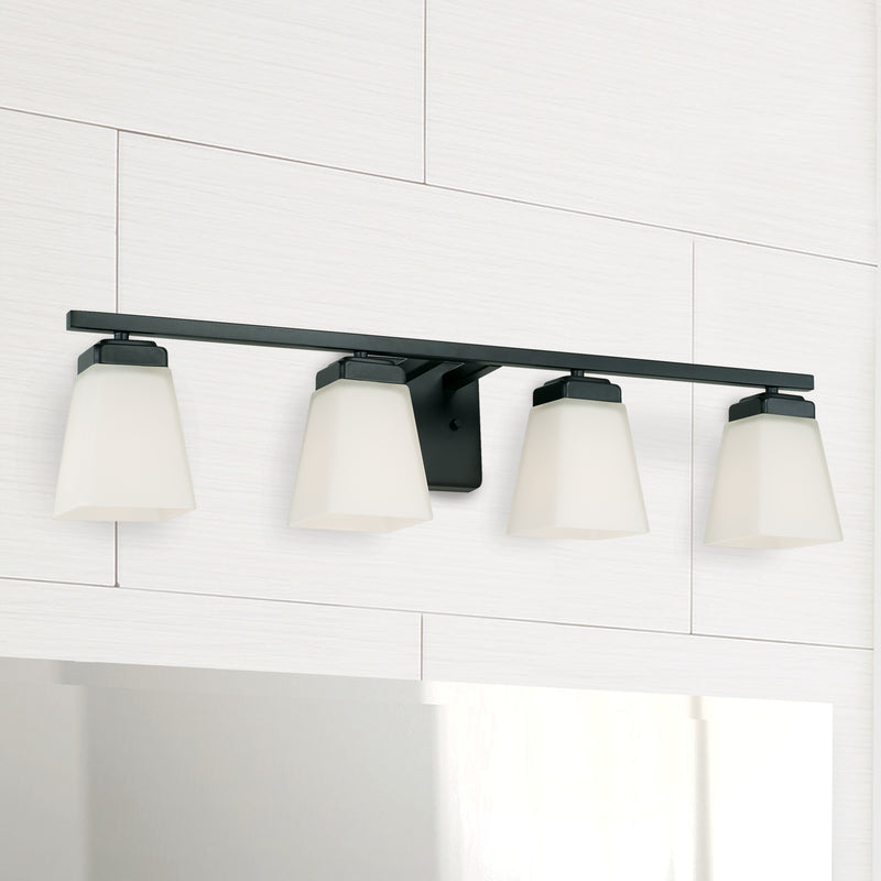 Capital Lighting 114441MB-334 Baxley Four Light Vanity, Matte Black Alternate Image 3.jpg