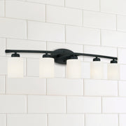 Capital Lighting 115251MB-338 Dixon Five Light Vanity, Matte Black Alternate Image 3.jpg