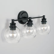 Capital Lighting 121131MB-426 Mid Century Three Light Vanity, Matte Black Alternate Image 2.jpg