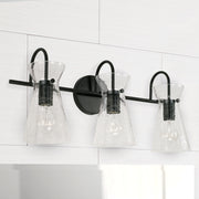 Capital Lighting 142431MB Mila Three Light Vanity, Matte Black Alternate Image 3.jpg
