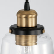 Capital Lighting 3718AB-135 Fallon One Light Pendant, Aged Brass and Black Alternate Image.jpg