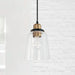 Capital Lighting 3718AB-135 Fallon One Light Pendant, Aged Brass and Black Alternate Image 2.jpg