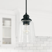Capital Lighting 3718MB-135 Fallon One Light Pendant, Matte Black Alternate Image 2.jpg