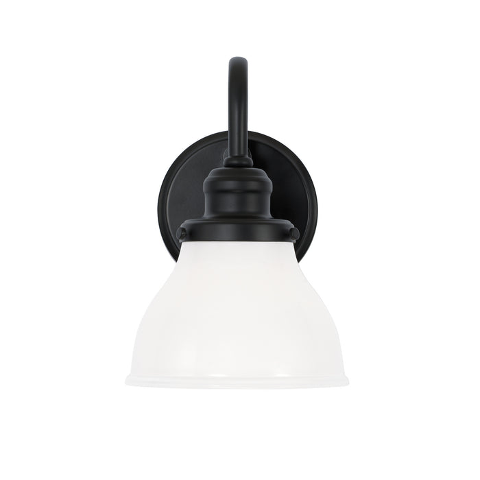 Capital Lighting 8301MB-128 Baxter One Light Wall Sconce, Matte Black Alternate Image.jpg