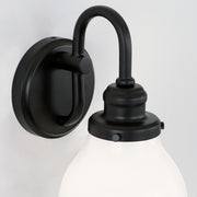 Capital Lighting 8301MB-128 Baxter One Light Wall Sconce, Matte Black Alternate Image 2.jpg