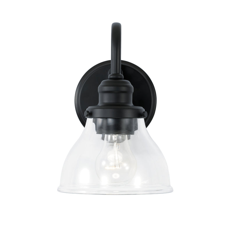 Capital Lighting 8301MB-461 Baxter One Light Wall Sconce, Matte Black Alternate Image.jpg