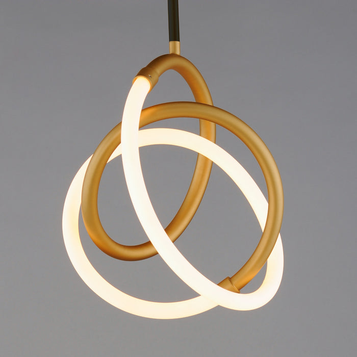 ET2 E25092-01BKGLD Mobius LED Mini Pendant, Black / Gold Alternate Image 4.jpg