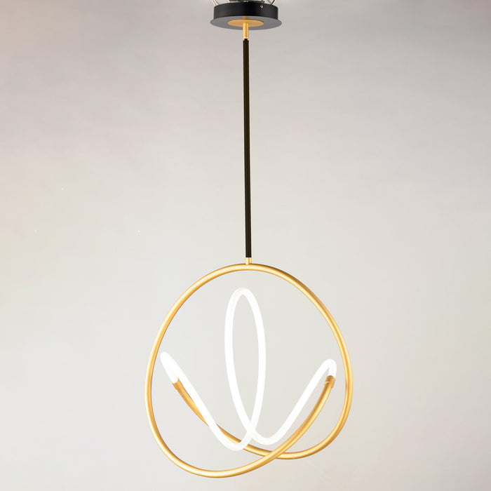 ET2 E25094-01BKGLD Mobius LED Pendant, Black / Gold Alternate Image 6.jpg