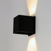 ET2 E41308-BK Alumilux Cube LED Outdoor Wall Sconce, Black Alternate Image 2.jpg