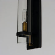 Maxim 2640BKAB Capitol One Light Wall Sconce, Black / Antique Brass Alternate Image 3.jpg