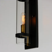 Maxim 2640BKAB Capitol One Light Wall Sconce, Black / Antique Brass Alternate Image 4.jpg