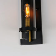 Maxim 2640BKAB Capitol One Light Wall Sconce, Black / Antique Brass Alternate Image 8.jpg