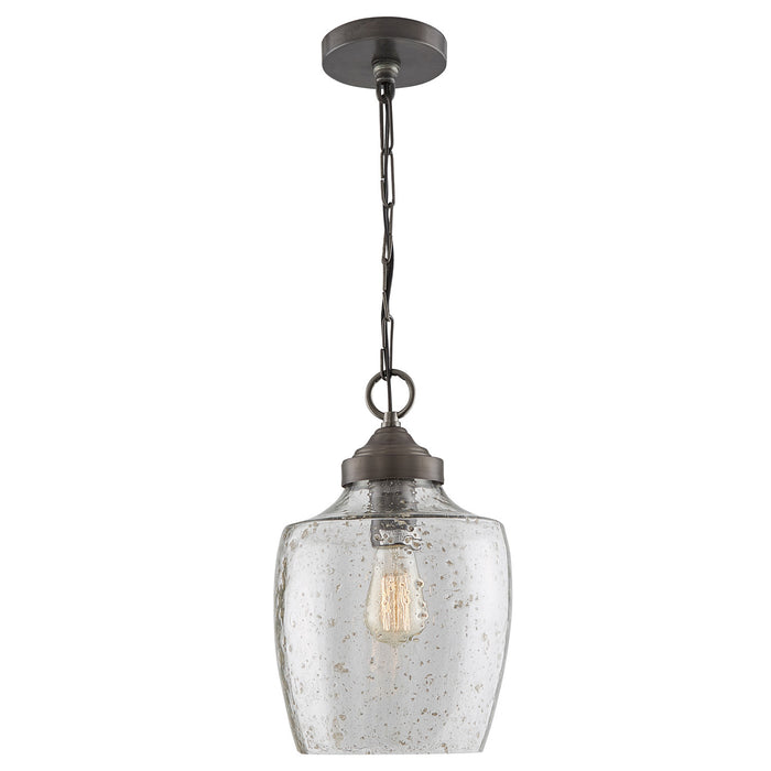 Capital Lighting 330414PW One Light Pendant, Dark Pewter (2)