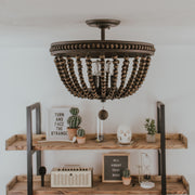 Capital Lighting 9A122A Three Light Semi-Flush Mount, Tobacco (4)