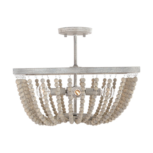 Capital Lighting 9D294A Four Light Semi-Flush Mount, Mystic Sand (2)
