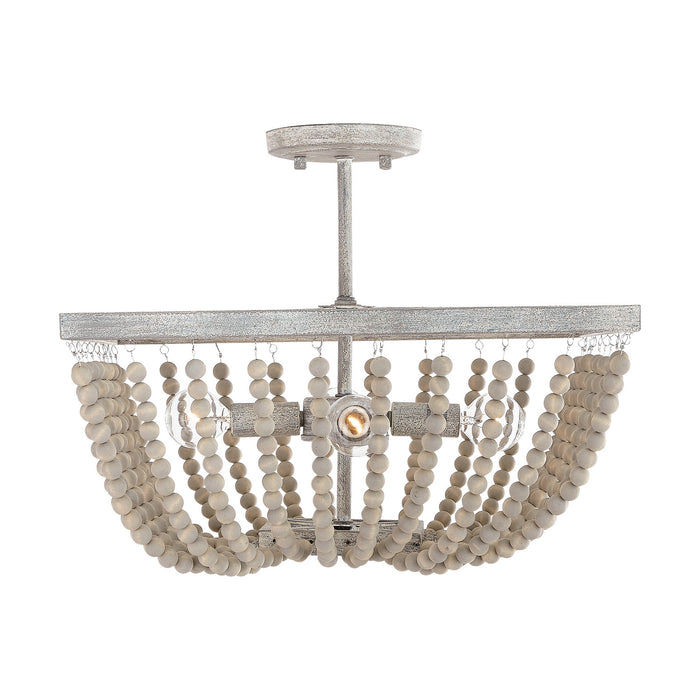 Capital Lighting 9D294A Four Light Semi-Flush Mount, Mystic Sand (2)