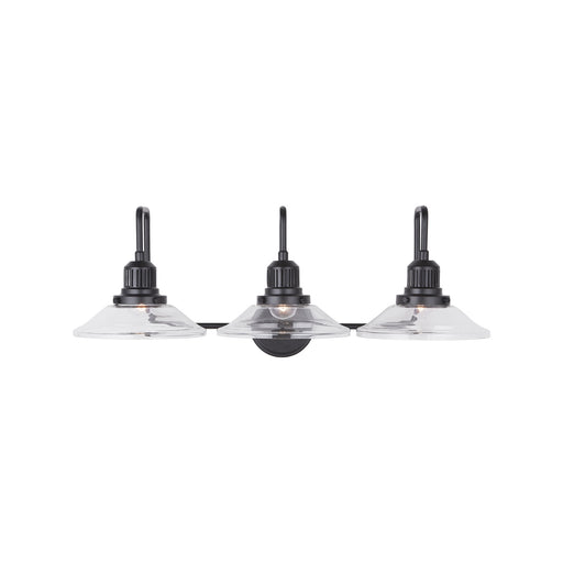 Capital Lighting 9D318A Three Light Vanity, Matte Black (2)
