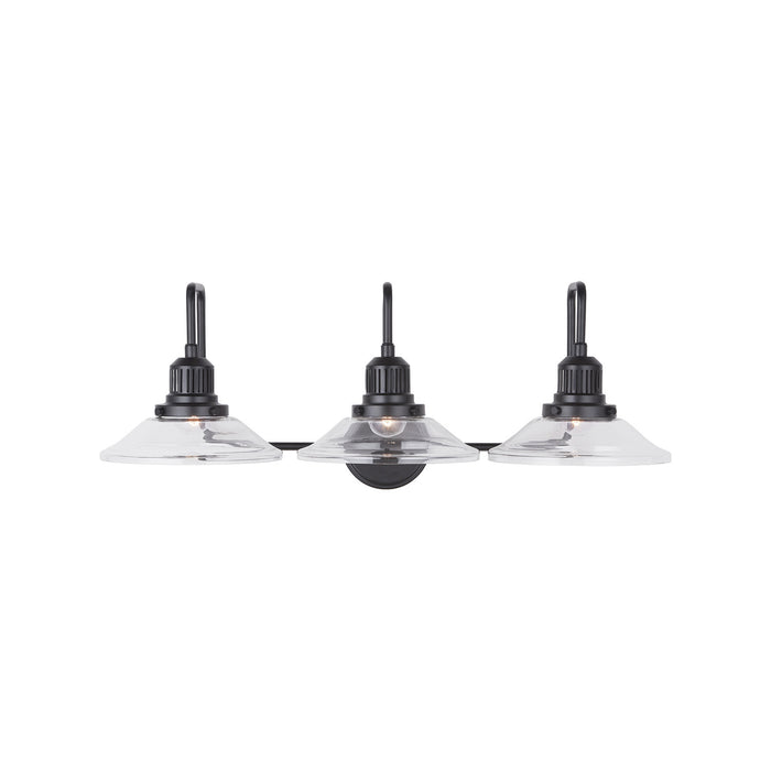 Capital Lighting 9D318A Three Light Vanity, Matte Black (2)