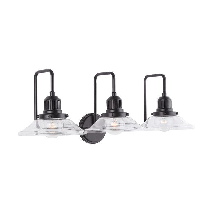 Capital Lighting 9D318A Three Light Vanity, Matte Black (3)