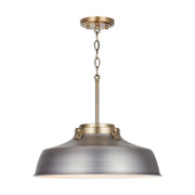 Capital Lighting 9D329A One Light Pendant, Antique Nickel (2)