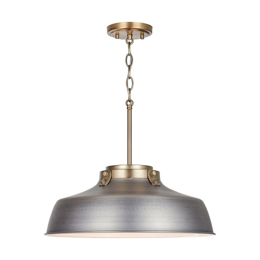 Capital Lighting 9D329A One Light Pendant, Antique Nickel (2)