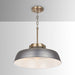 Capital Lighting 9D329A One Light Pendant, Antique Nickel (4)