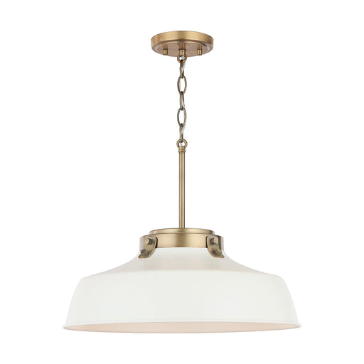 Capital Lighting 9D330A One Light Pendant, Warm White (2)