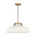 Capital Lighting 9D330A One Light Pendant, Warm White (2)