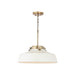 Capital Lighting 9D330A One Light Pendant, Warm White (3)