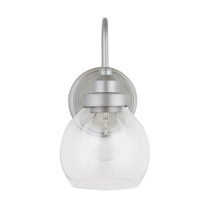 Capital Lighting 9D334A One Light Wall Sconce, Brushed Nickel Painted (2)