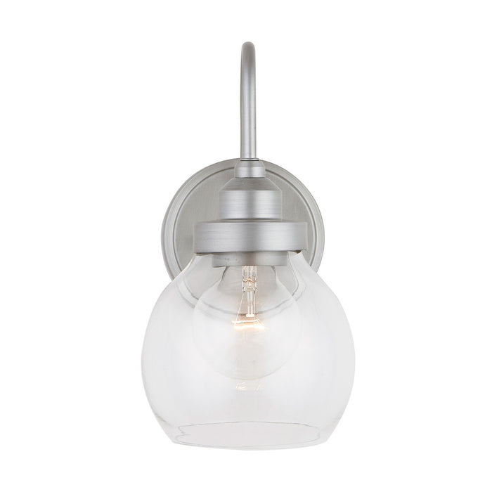 Capital Lighting 9D334A One Light Wall Sconce, Brushed Nickel Painted (3)