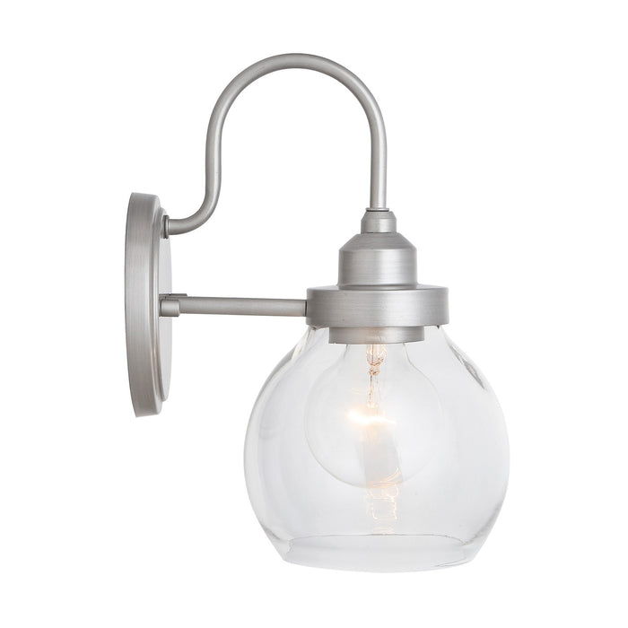 Capital Lighting 9D334A One Light Wall Sconce, Brushed Nickel Painted (4)