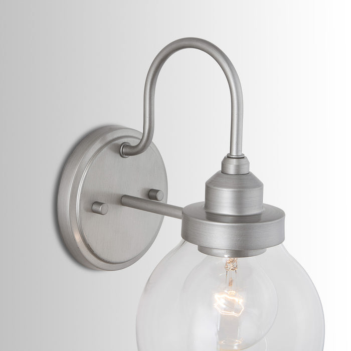 Capital Lighting 9D334A One Light Wall Sconce, Brushed Nickel Painted (6)