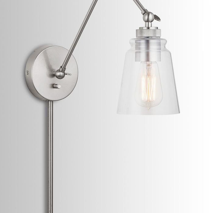 Capital Lighting 9D346A One Light Wall Sconce, Brushed Nickel (6)