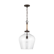 Capital Lighting 9F370A One Light Pendant, Bronze (2)
