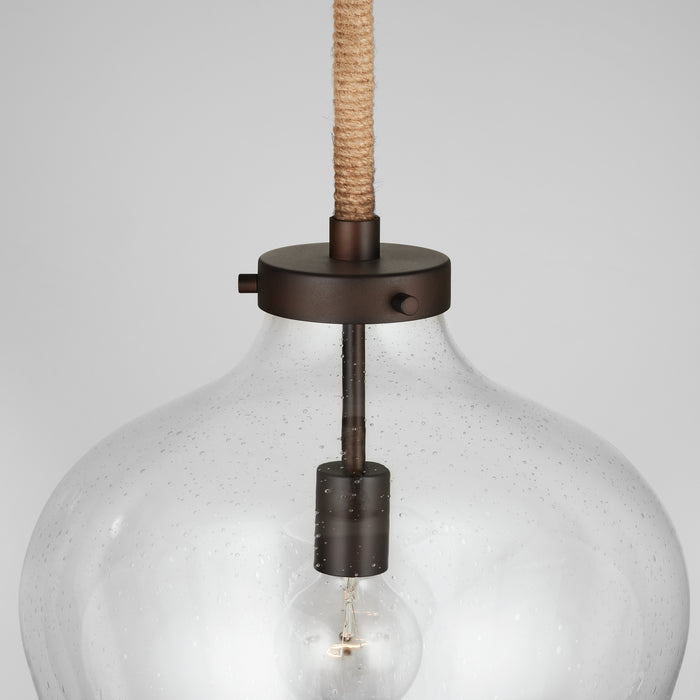 Capital Lighting 9F370A One Light Pendant, Bronze (4)