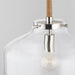 Capital Lighting 9F373A One Light Pendant, Polished Nickel (4)