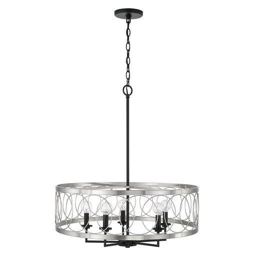 Capital Lighting AA1003BT Four Light Pendant, Black Tie (2)