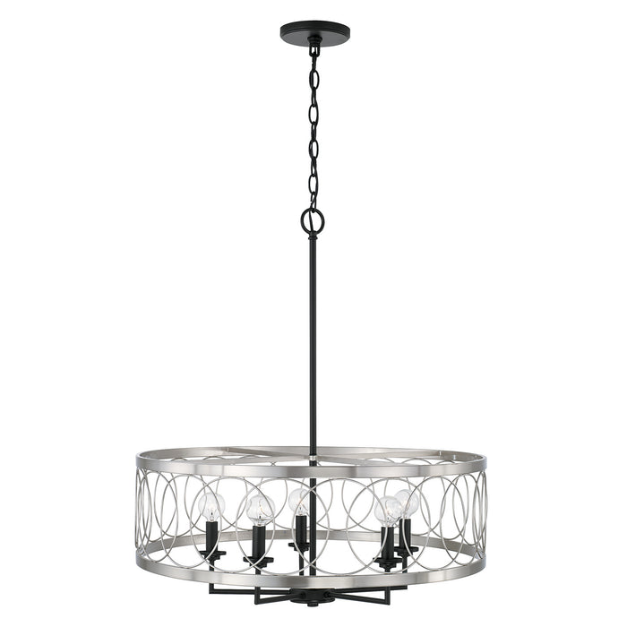 Capital Lighting AA1003BT Four Light Pendant, Black Tie (2)