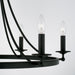 Capital Lighting AA1005BI Six Light Chandelier, Black Iron (4)