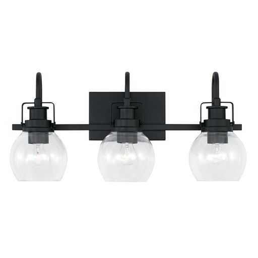 Capital Lighting AA1007MB Three Light Vanity, Matte Black (2)