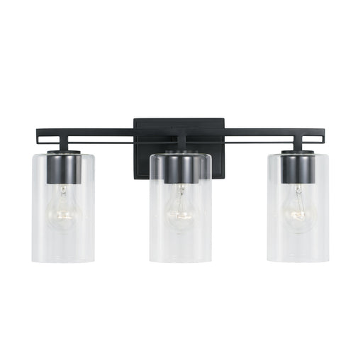 Capital Lighting AA1008MB Three Light Vanity, Matte Black (2)