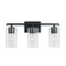 Capital Lighting AA1008MB Three Light Vanity, Matte Black (2)