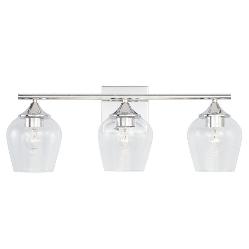 Capital Lighting AA1009CH Three Light Vanity, Chrome (2)