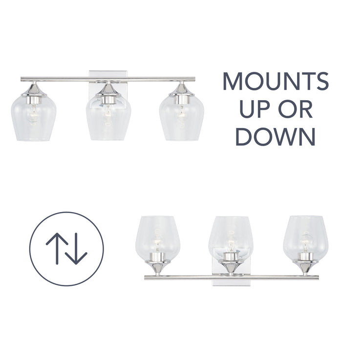 Capital Lighting AA1009CH Three Light Vanity, Chrome (5)